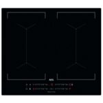 AEG IKS64453IB Table de cuisson à induction 4 foyers 60 cm Noir