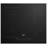 Beko HII64200SFMT Table de cuisson à induction 4 zones 60 cm Noir
