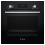 Bosch HBF133BA0 Four électrique encastrable Multifonction Ventilé Grill EcoClean 66 L Classe A Noir