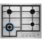 Electrolux EGS64362X Table de cuisson gaz 4 brûleurs 60 cm
