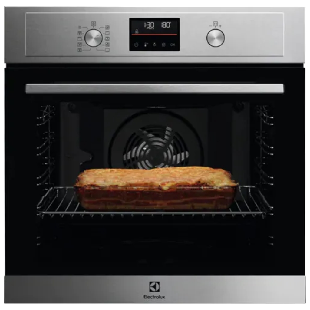 Electrolux-EOF4P46X-Forno-Elettrico-da-Incasso-Multifunzione-con-Grill-Funzione-Pizza-72-Litri-Classe-A-Inox.jpg Electrolux EOF4P46X Four électrique encastrable Multifonction Grill Fonction Pizza 72 L Classe A+ Inox – Image 1