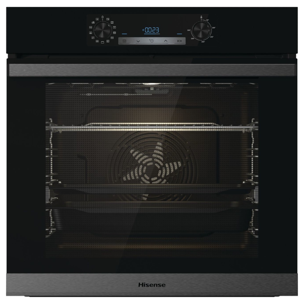 Hisense-BSA65226AB-Forno-Elettrico-da-Incasso-Ventilato-a-Vapore-con-Grill-77-litri-Classe-A-Nero.jpg Hisense BSA65226AB Four électrique encastrable Vapeur Grill 77 L 3500 W Classe A Noir – Image 1