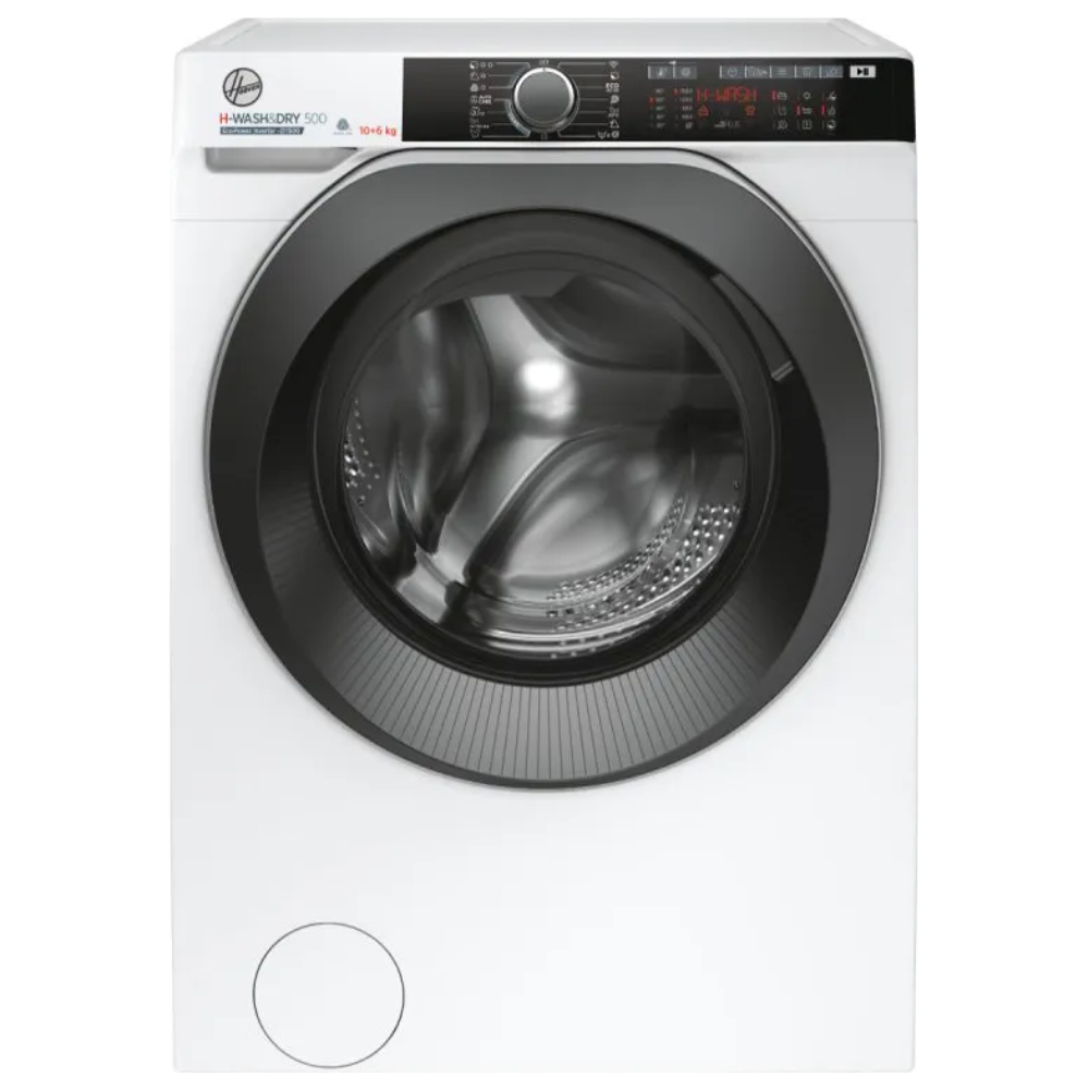 Hoover-HDE-5106AMBS1-S-Lavasciuga-106-Kg-Centrifuga-1500-Giri-Motore-Inverter-Vapore-Classe-D.jpg Hoover HDE5106AMBS/1-S Lave-linge séchant 10+6 kg Essorage 1500 tr/min Moteur Inverter Vapeur Classe D – Image 1